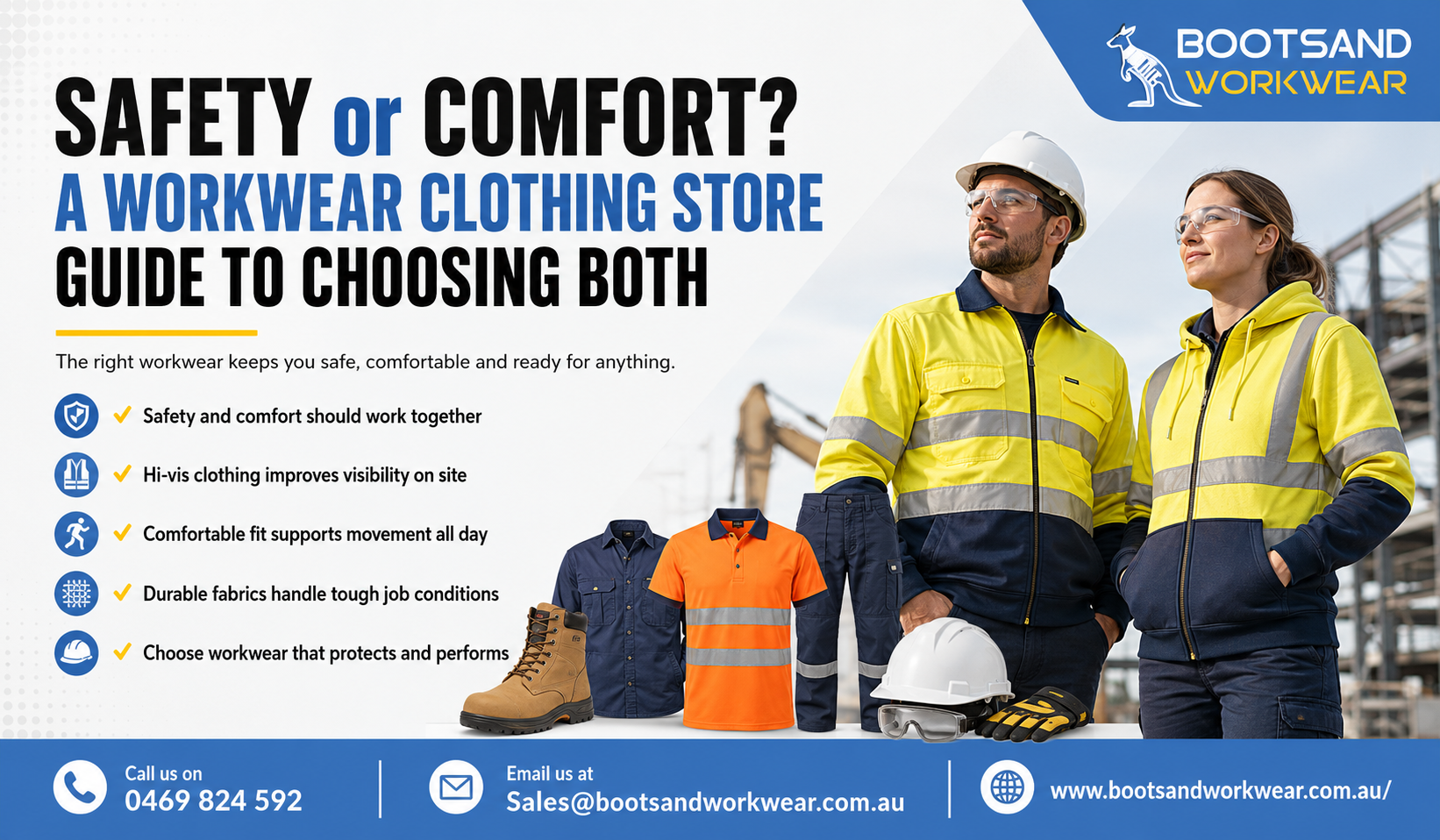 Safety or Comfort? A Workwear Clothing Store Guide to Choosing Both