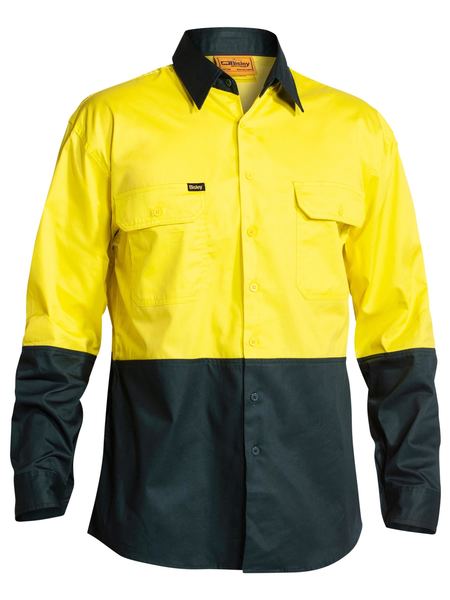 Bisley Hi Vis Cool Lightweight Drill Shirt BS6895
