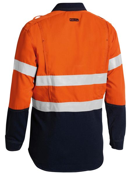 Bisley TenCate Tecasafe® Plus 700 Taped Hi Vis FR Vented Shirt BS8082T