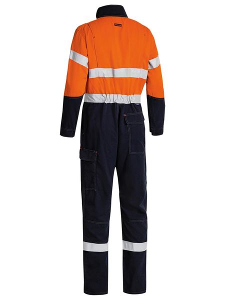 Bisley TenCate Tecasafe® Plus 700 Taped Hi Vis FR Vented Coverall BC8086T