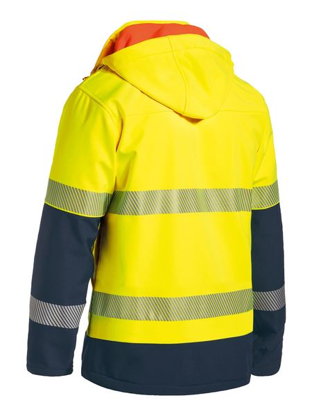 Bisley Taped Hi Vis Ripstop Bonded Fleece Jacket BJ6934T