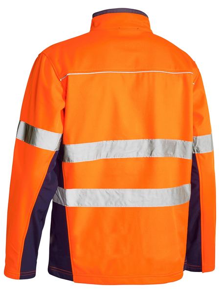 Bisley Taped Hi Vis Soft Shell Jacket BJ6059T