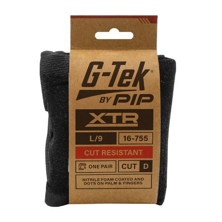 G-Tek XTR 15G Cut D Palm Dip Dotted Glove - 16-755