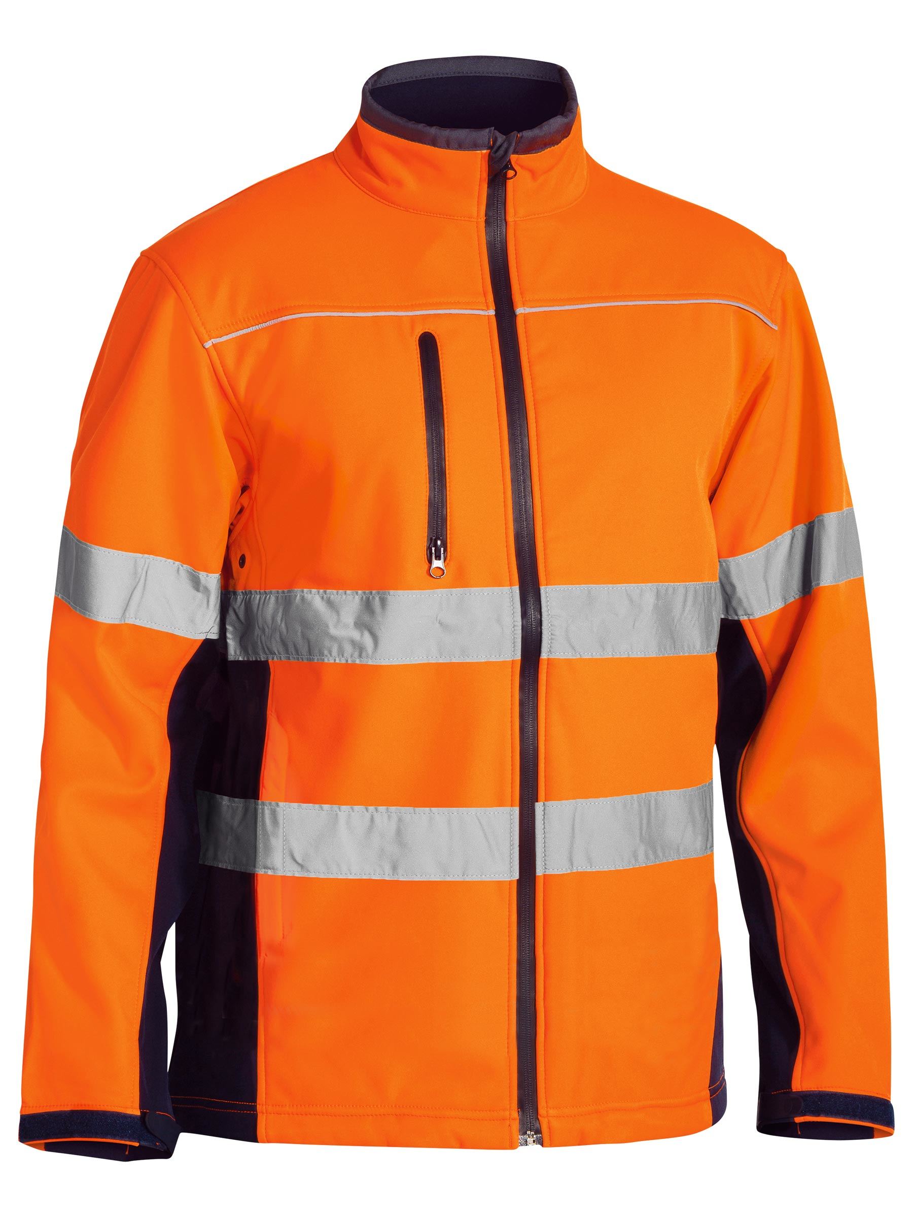 Bisley Taped Hi Vis Soft Shell Jacket BJ6059T