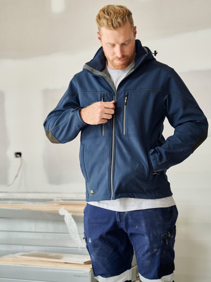 Bisley Flx & Move™ Hooded Soft Shell Jacket BJ6570