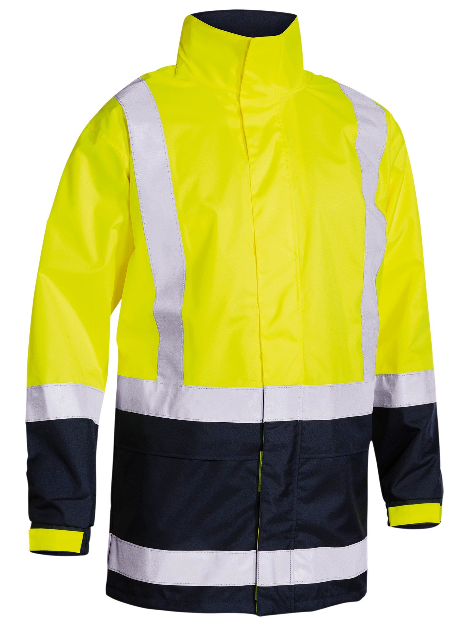 Bisley Taped Hi Vis Rain Shell Jacket BJ6966T