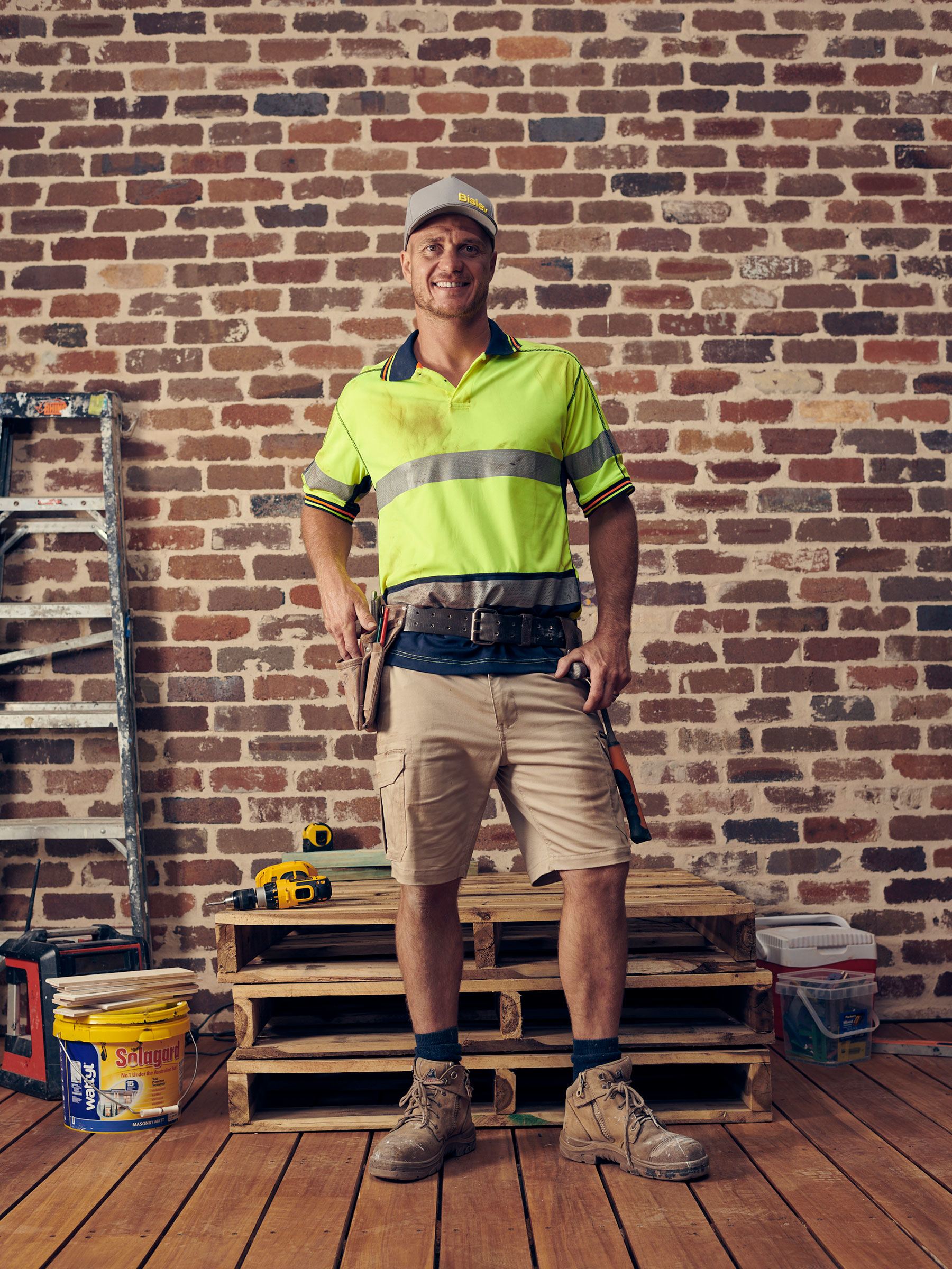 Taped Hi Vis Polyester Mesh Polo BK1219T