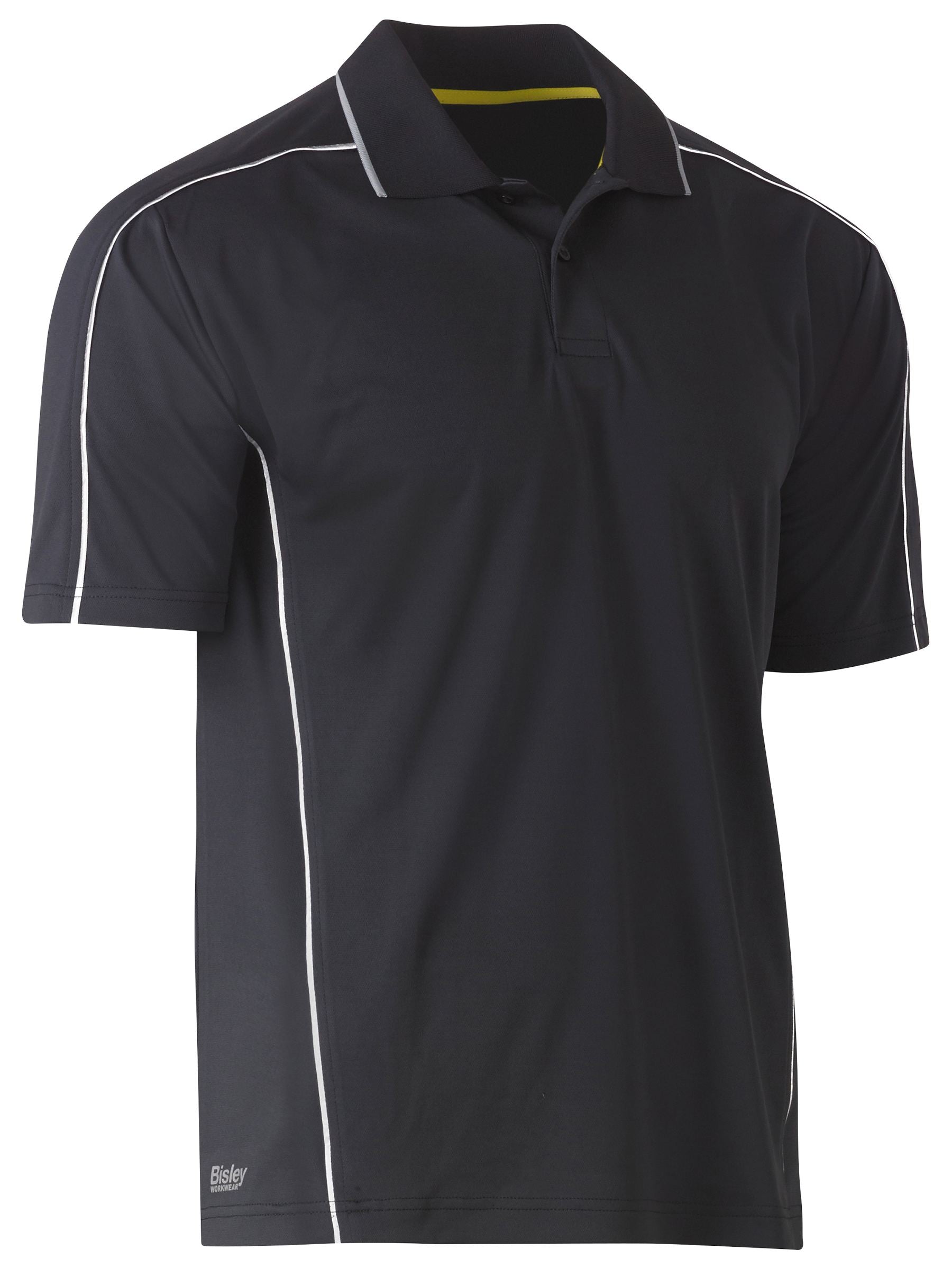 Bisley Cool Mesh Polo with Reflective Piping BK1425