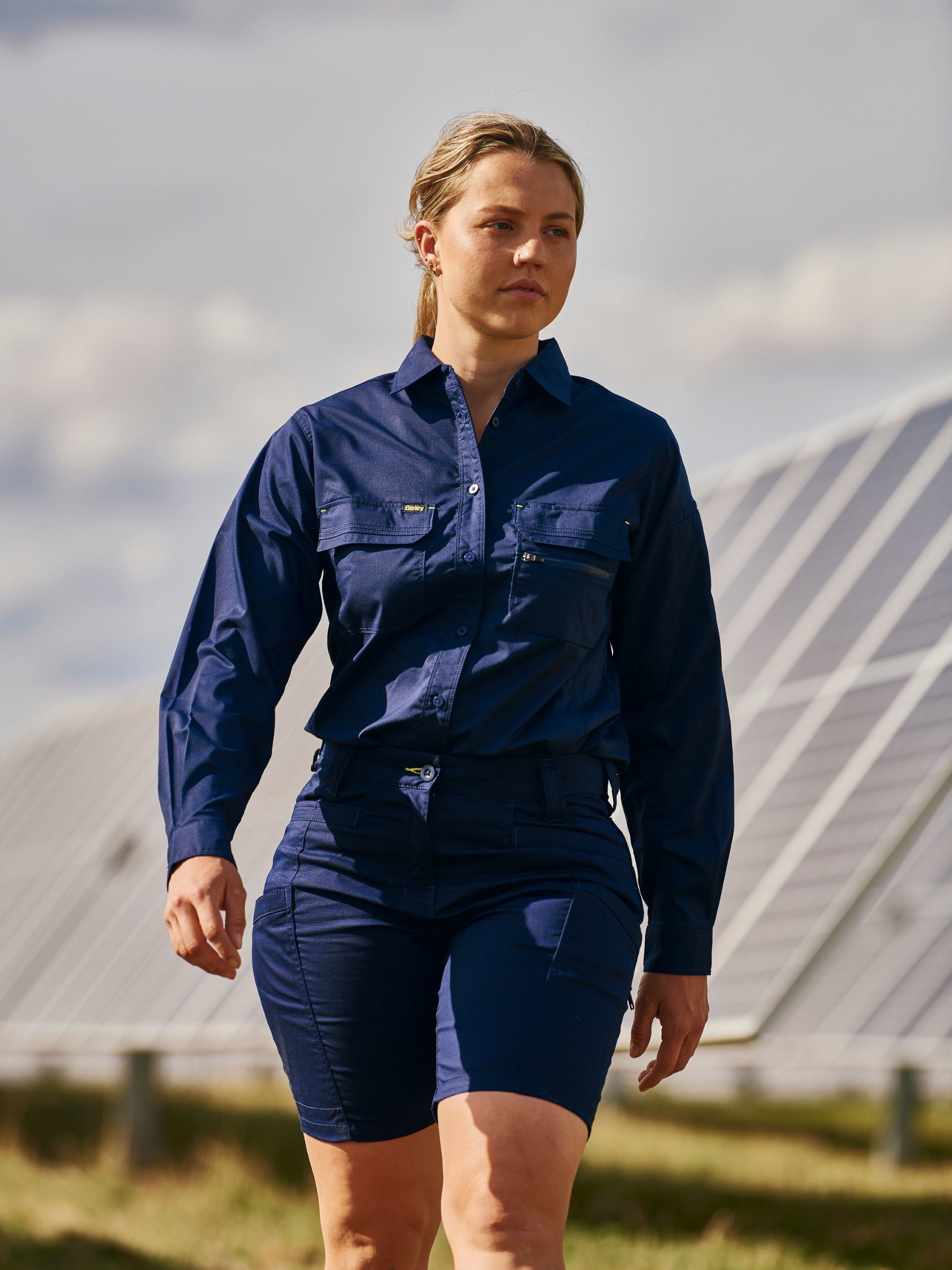 Bisley Women's X Airflow™ Stretch Ripstop Shirt BL6490