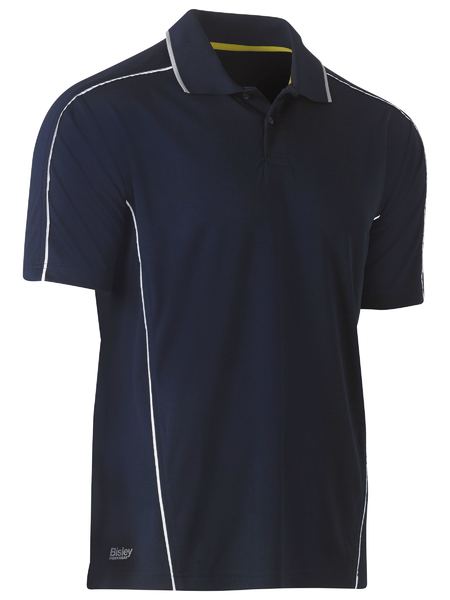Bisley Cool Mesh Polo with Reflective Piping BK1425