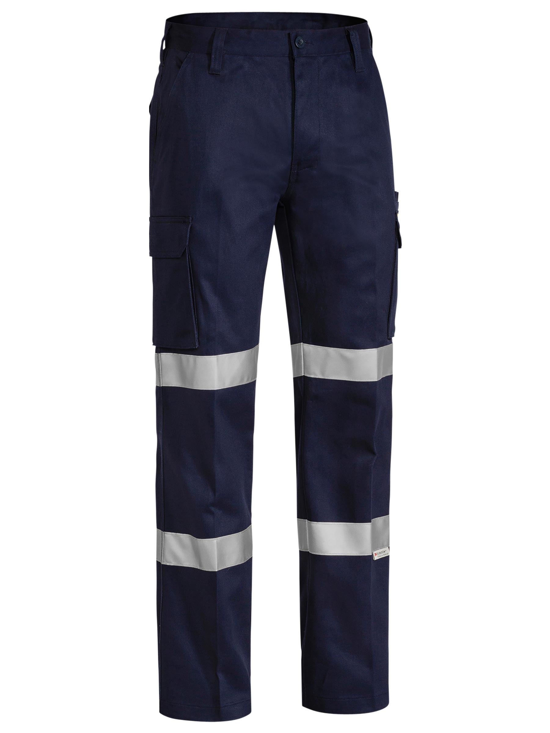 Bisley Taped Biomotion Drill Cargo Work Pants BPC6003T