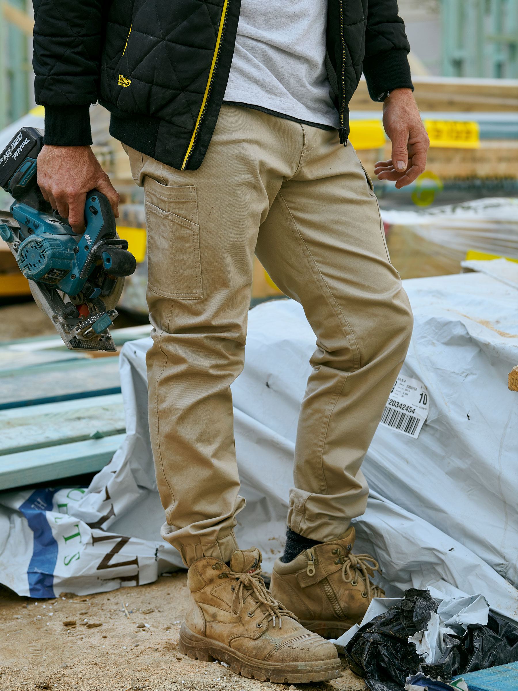Bisley Stretch Cotton Drill Cargo Cuffed Pants BPC6028
