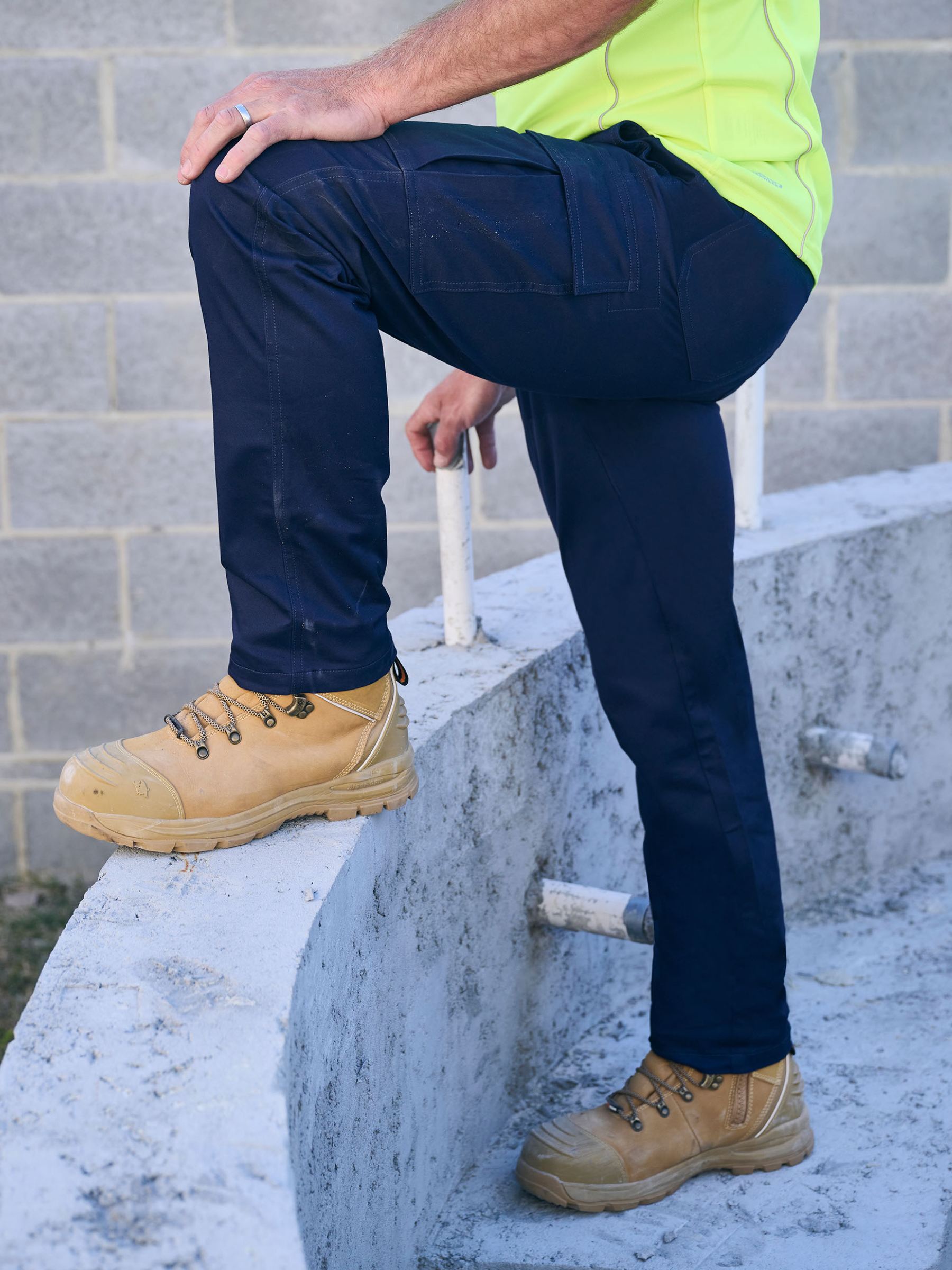 Bisley Stretch Cotton Drill Elastic Waist Cargo Work Pant BPC6029