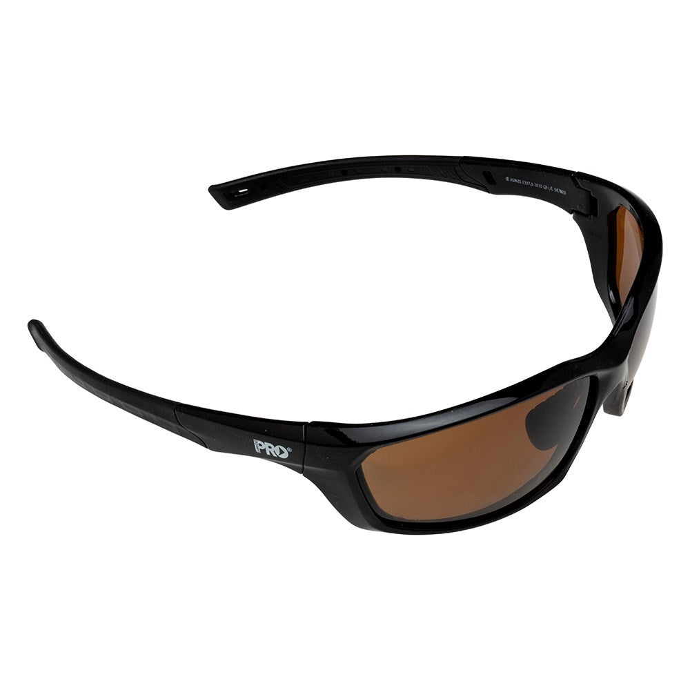 Pro Choice Surge Brown Polarised Safety Glasses - 2219