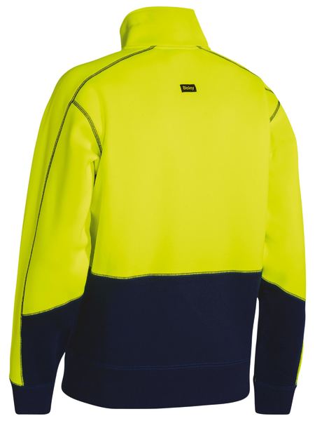 Bisley Hi Vis Fleece 1/4 Zip Pullover BK6989