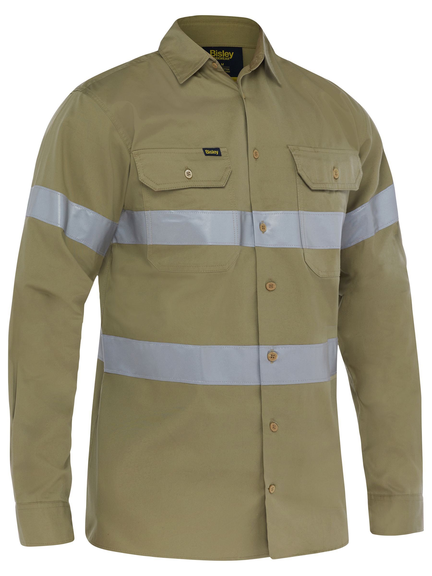 Bisley Taped Cool Lightweight Drill Shirt BS6883T
