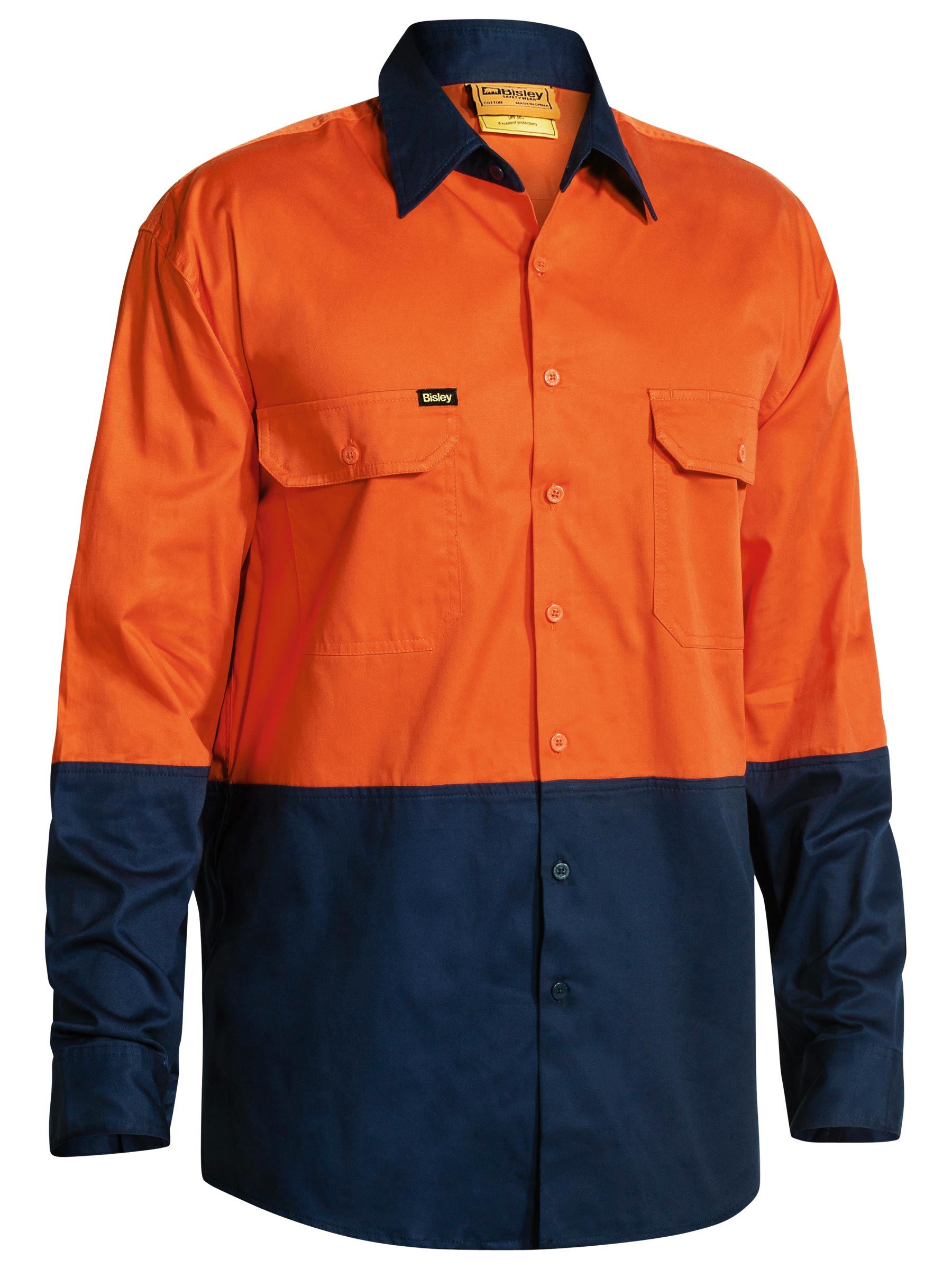 Bisley Hi Vis Cool Lightweight Drill Shirt BS6895