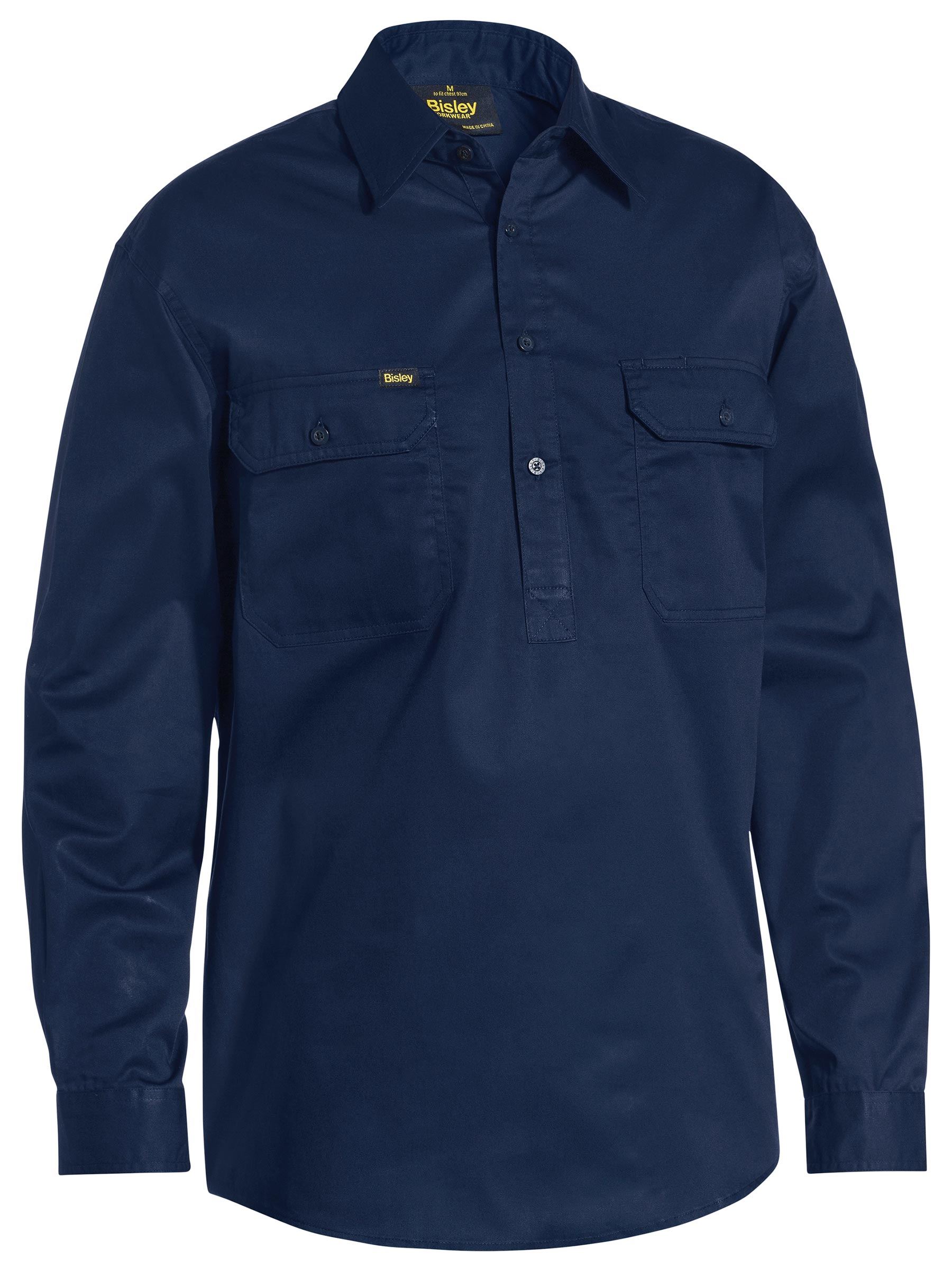Bisley Closed Front Cool Lightweight Drill Shirt BSC6820