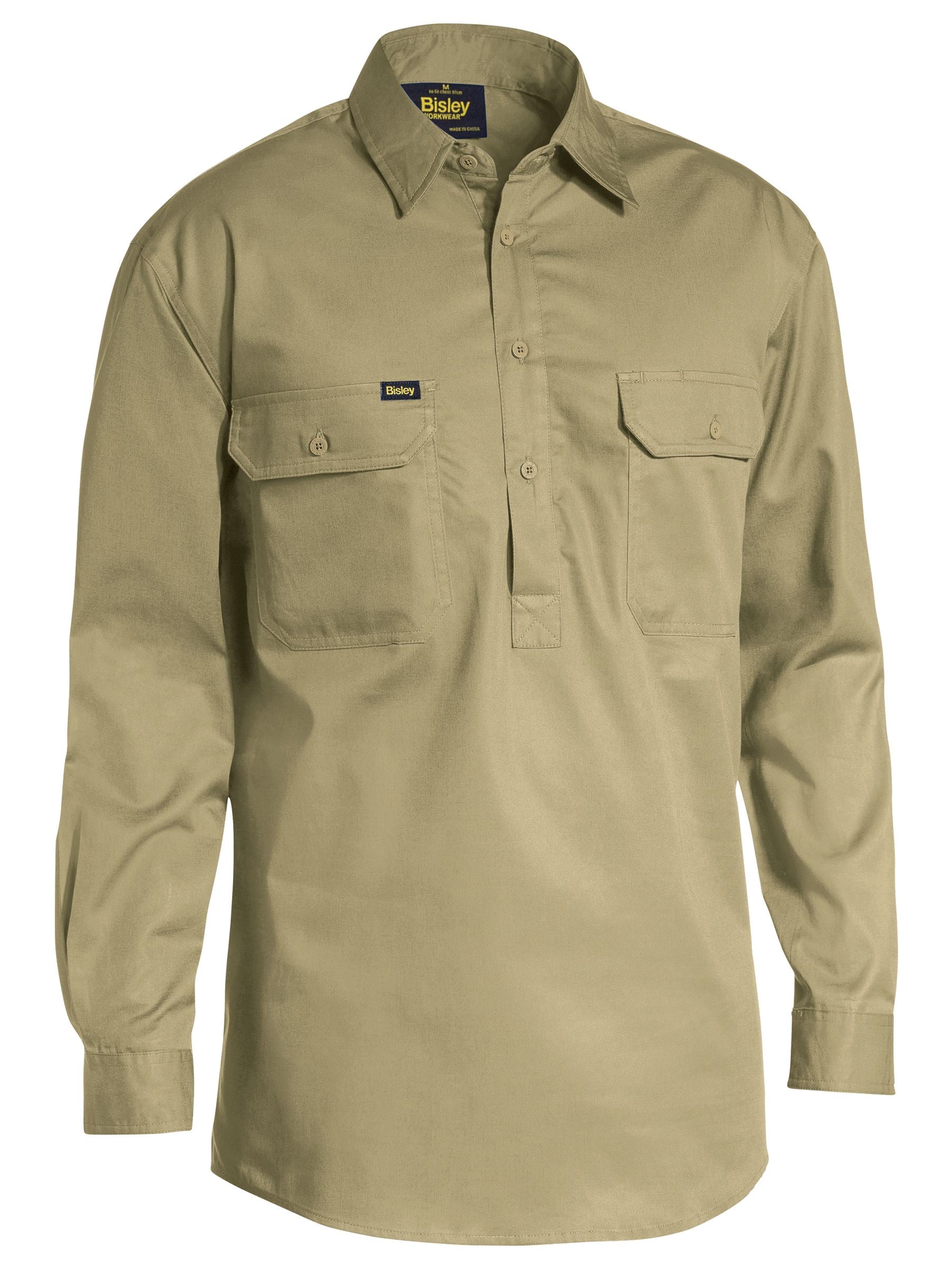 Bisley Closed Front Cool Lightweight Drill Shirt BSC6820