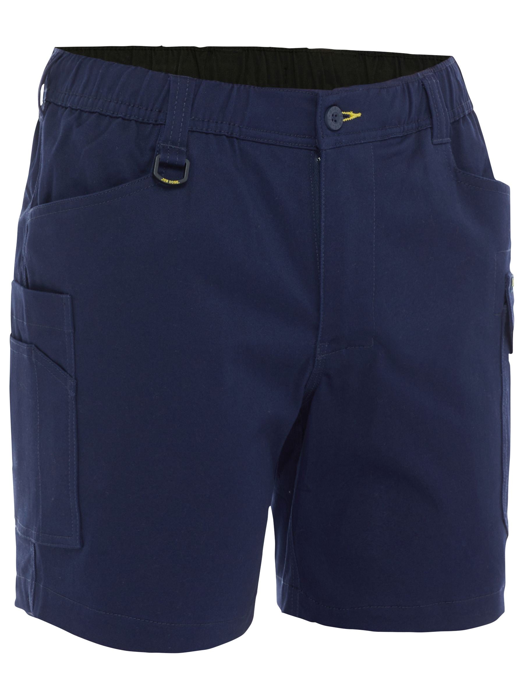 Bisley Stretch Cotton Elastic Waist Cargo Short BSHC1018