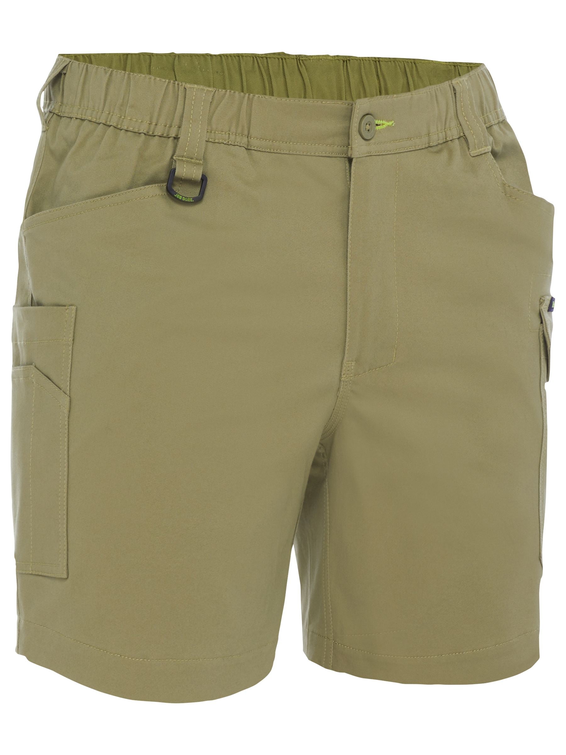 Bisley Stretch Cotton Elastic Waist Cargo Short BSHC1018