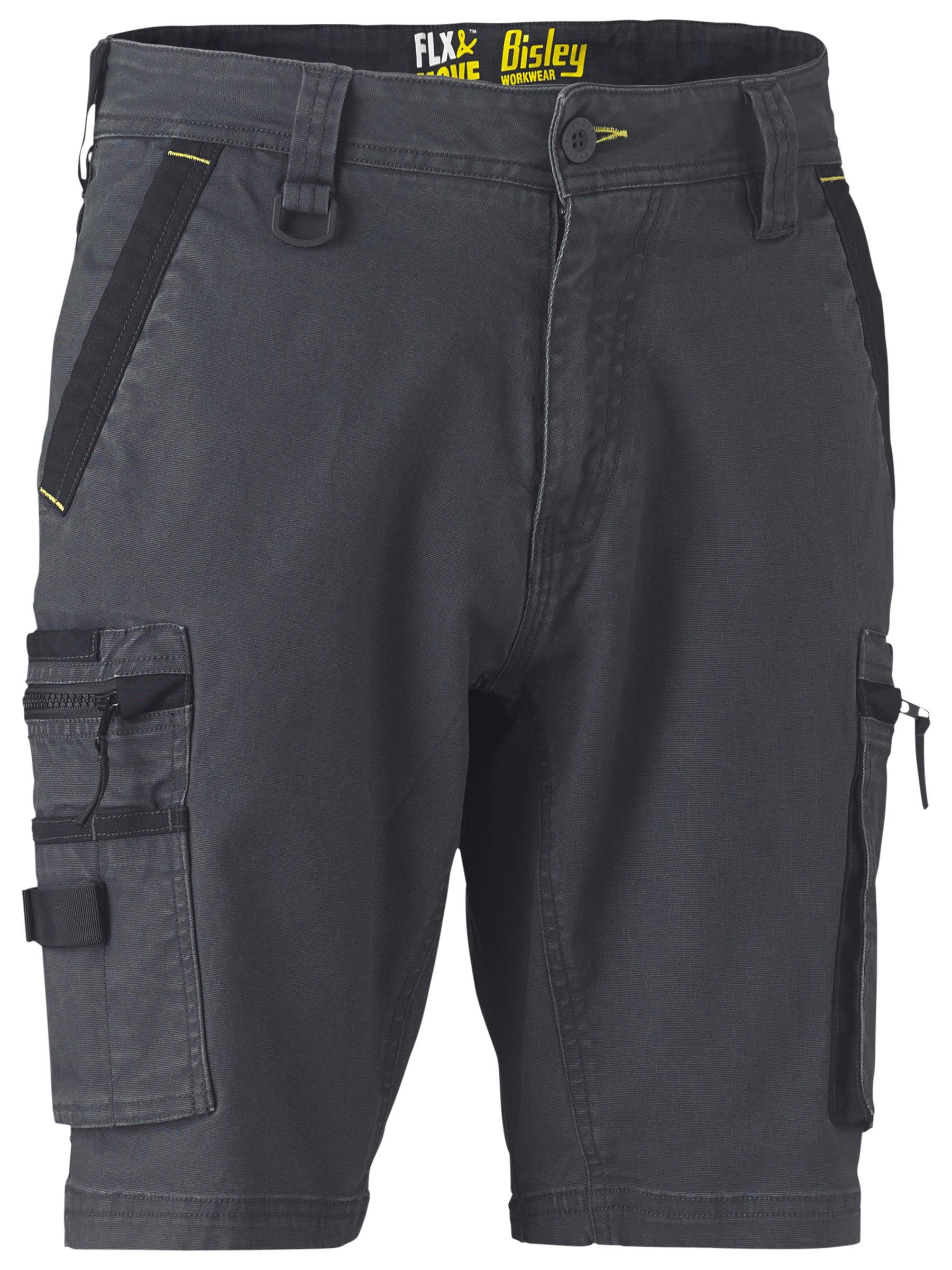 Bisley Flx & Move™ Stretch Utility Zip Cargo Short BSHC1330