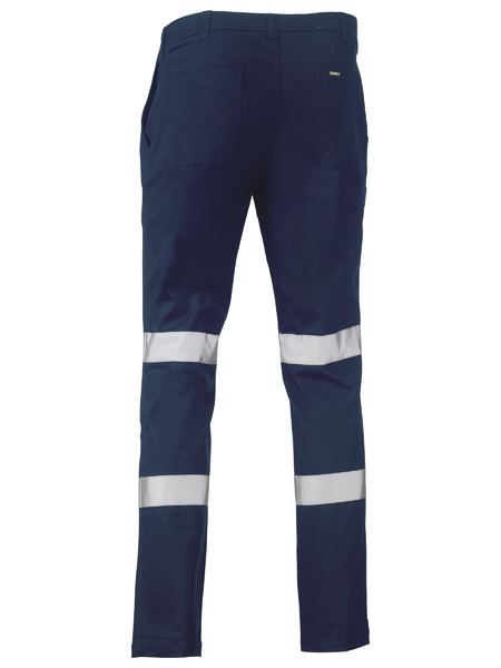 Bisley Taped Biomotion Stretch Cotton Drill Work Pants BP6008T