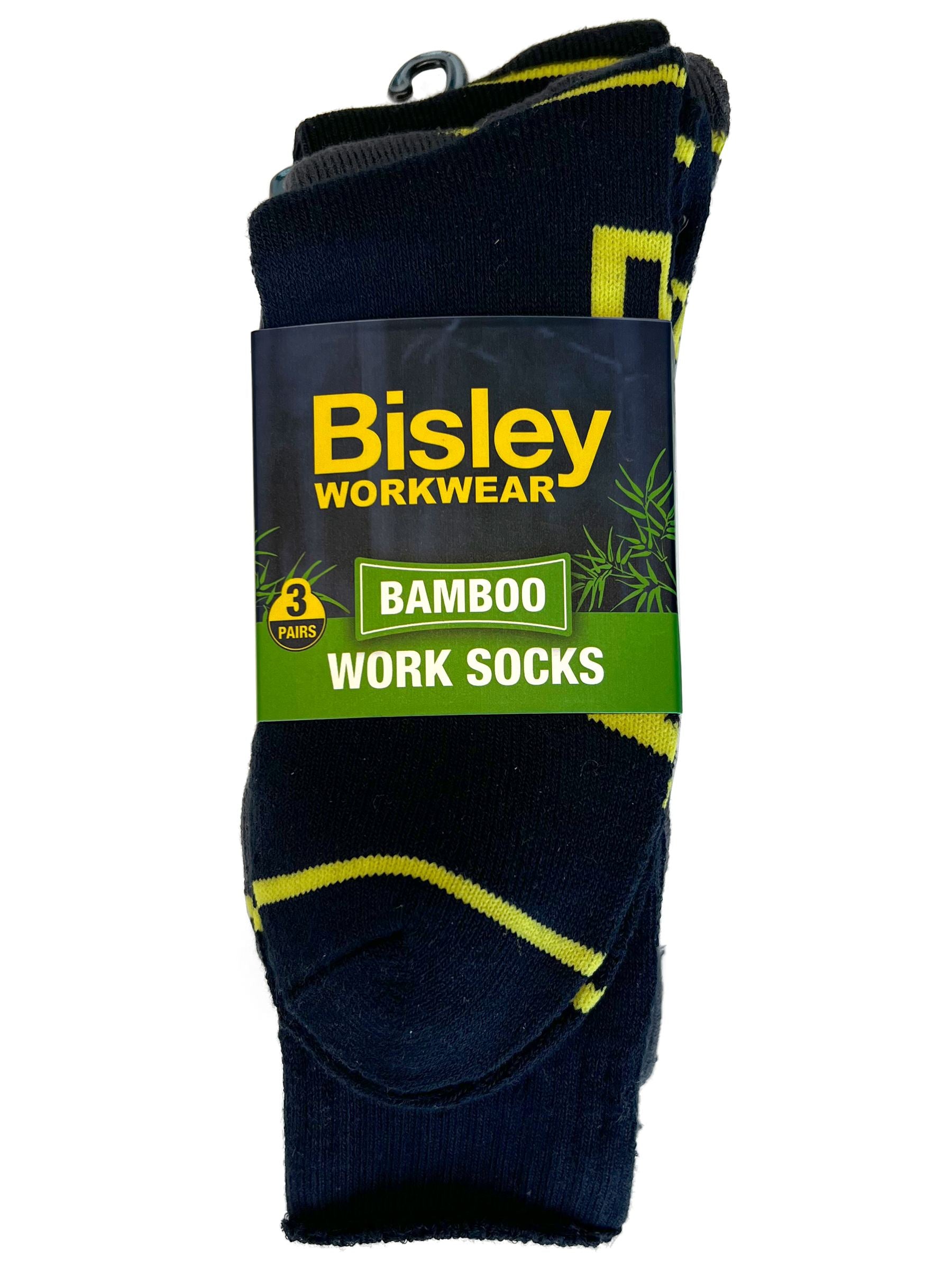 Bisley Bamboo Work Socks (3X Pack) BSX7020