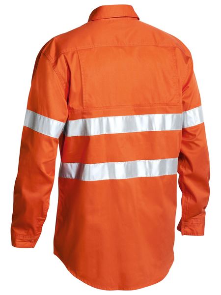 Bisley Taped Hi Vis Cool Lightweight Drill Shirt BS6897