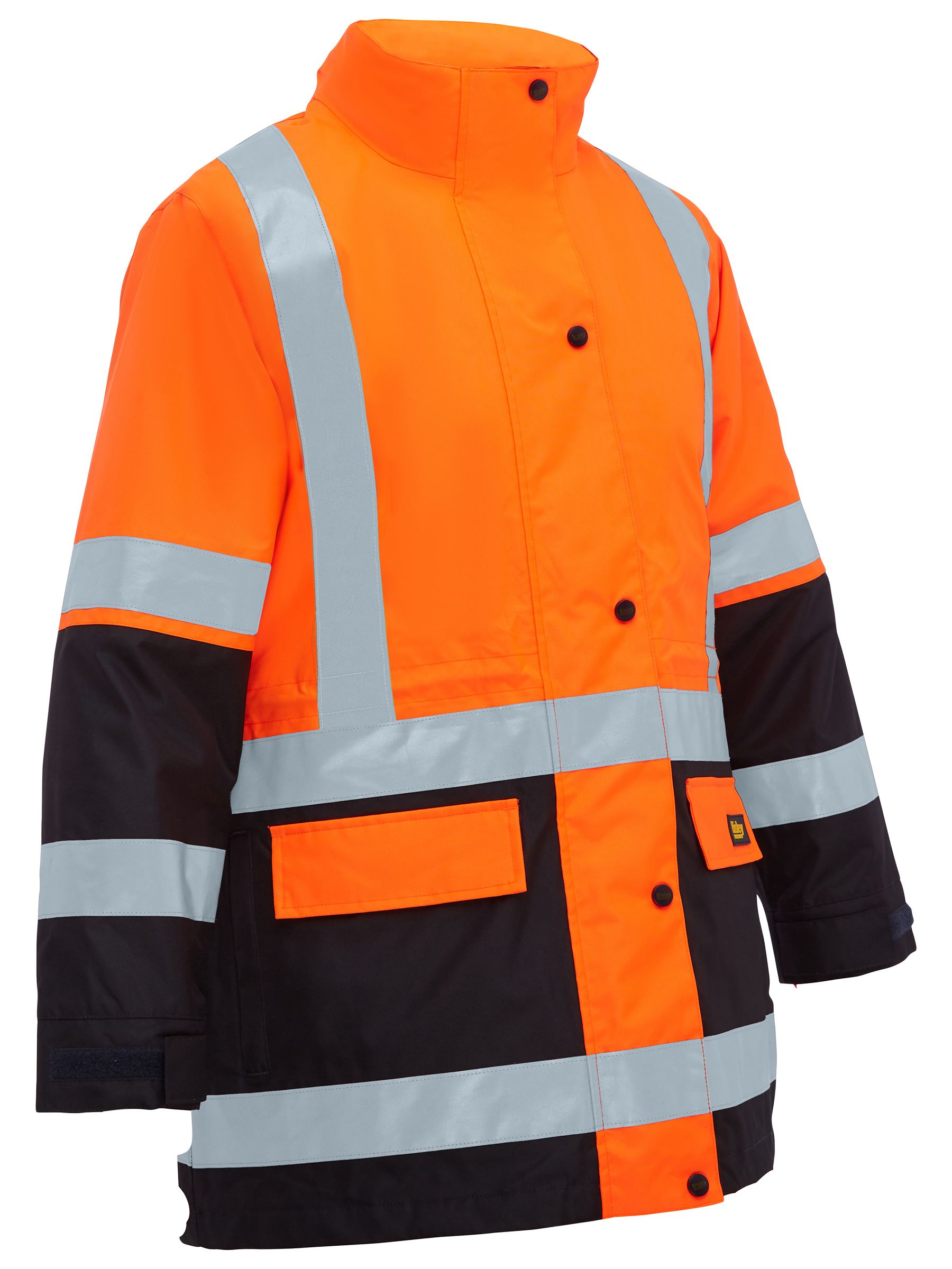 Bisley Women's Taped Hi Vis 5 in 1 Rain Jacket BKL6975