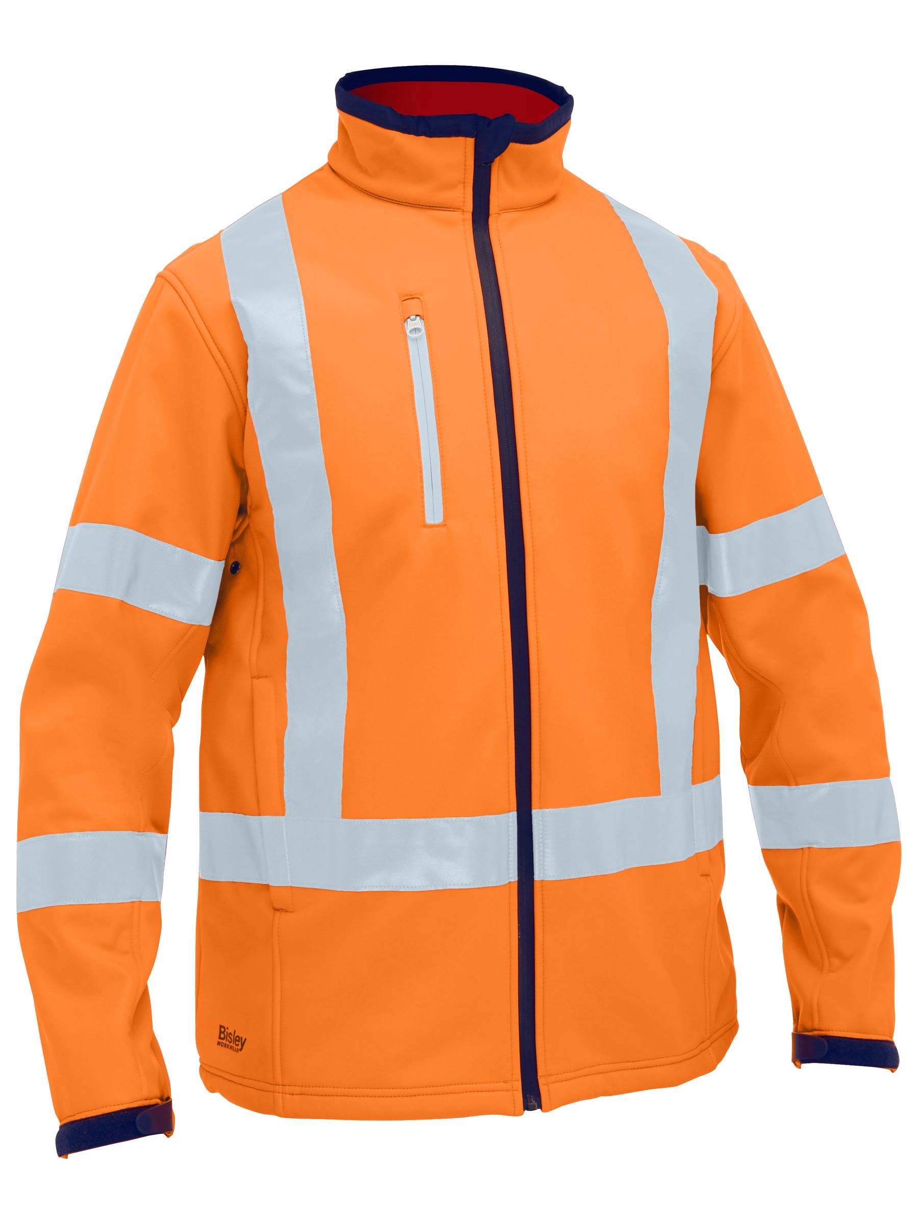 Bisley X Taped Hi Vis Soft Shell Jacket BJ6059XT