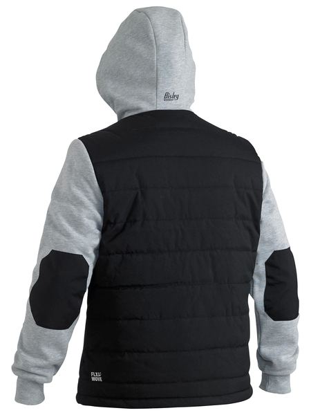 Bisley Flx & Move™ Contrast Puffer Fleece Hooded Jacket BJ6944