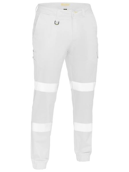 Bisley Taped Biomotion Stretch Cotton Drill Cargo Cuffed Pants BPC6028T
