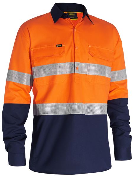 X Airflow™ Closed Front Taped Hi Vis Ripstop Shirt BSC6415T