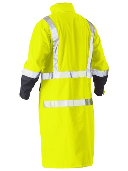 Bisley Taped Hi Vis Long Rain Coat BJ6961T