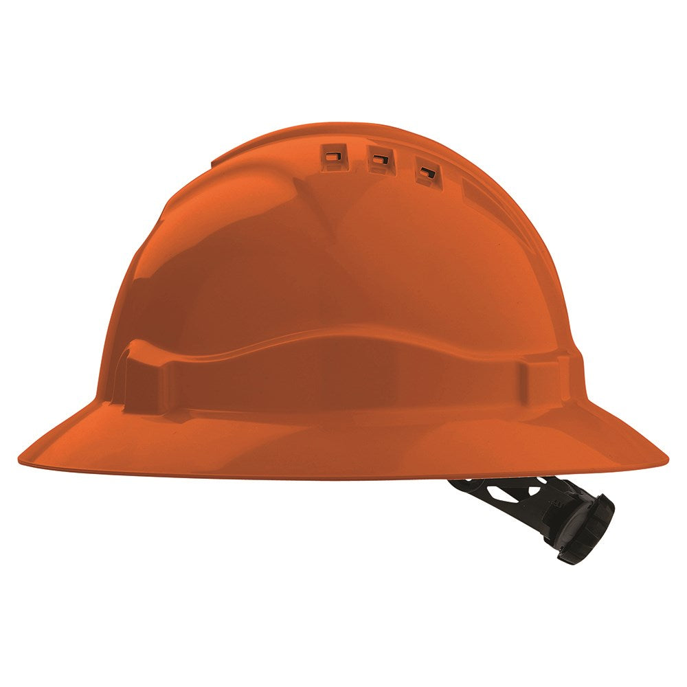 Pro Choice V6 Hard Hat Vented Full Brim Ratchet Harness HHV6FB