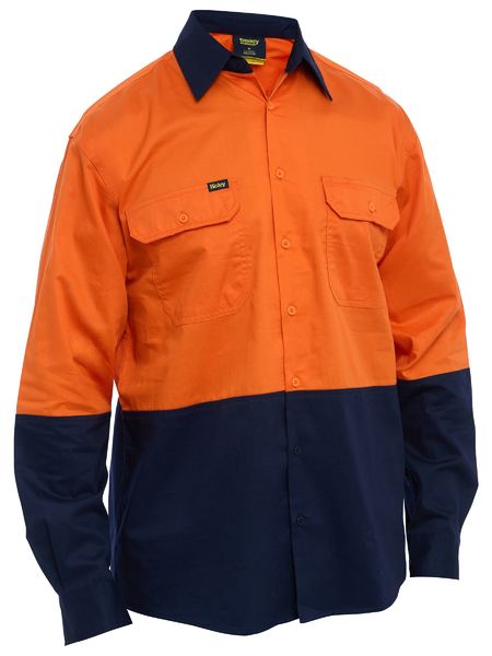 Bisley Hi Vis Cool Lightweight Drill Shirt BS6695
