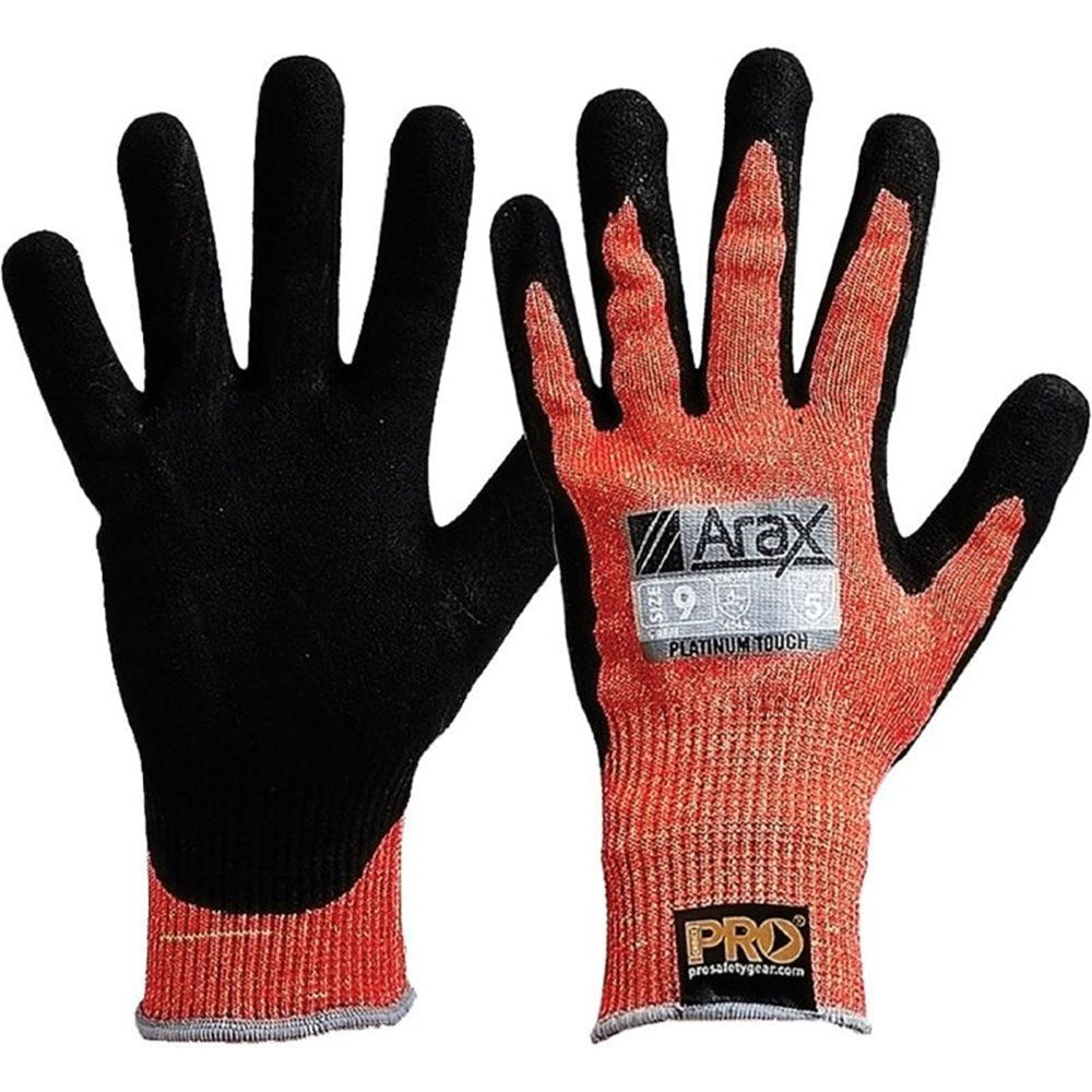 Pro Choice 12x Arax Platinum Pu/Nitrile Foam Dip On Red 13G Liner - APNPUD