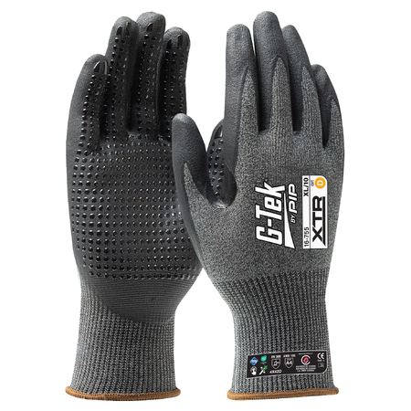 G-Tek XTR 15G Cut D Palm Dip Dotted Glove - 16-755