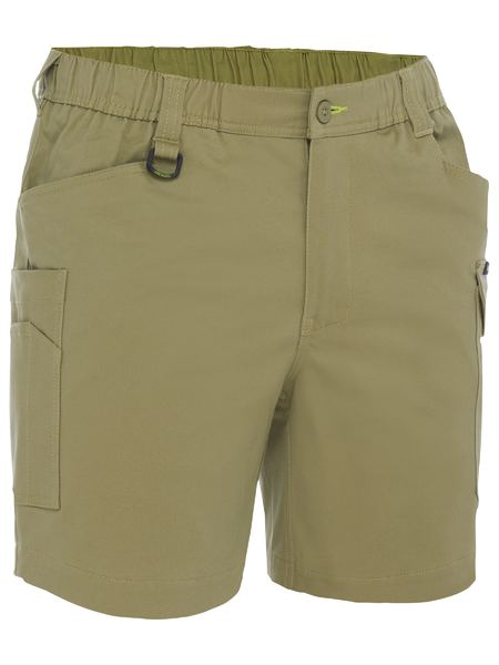 Bisley Stretch Cotton Elastic Waist Cargo Short BSHC1018