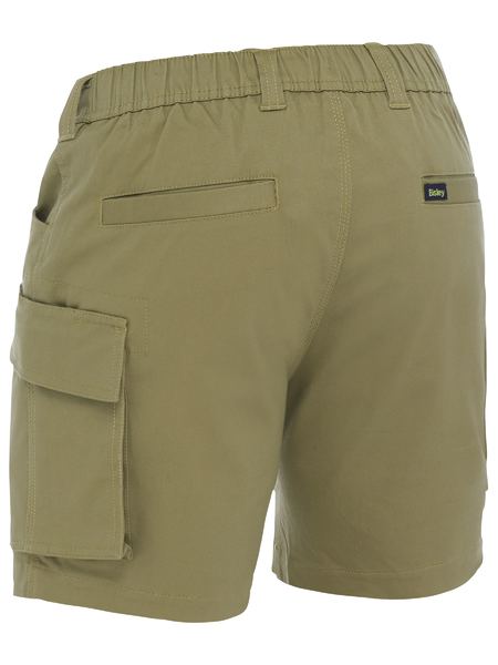 Bisley Stretch Cotton Elastic Waist Cargo Short BSHC1018