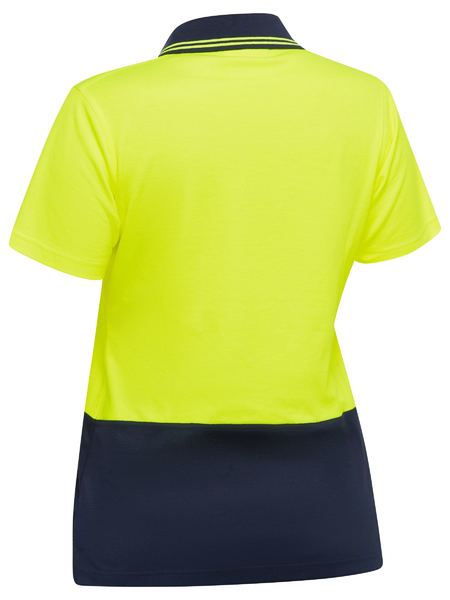 Bisley Women's Hi Vis V-Neck Polo BKL1234
