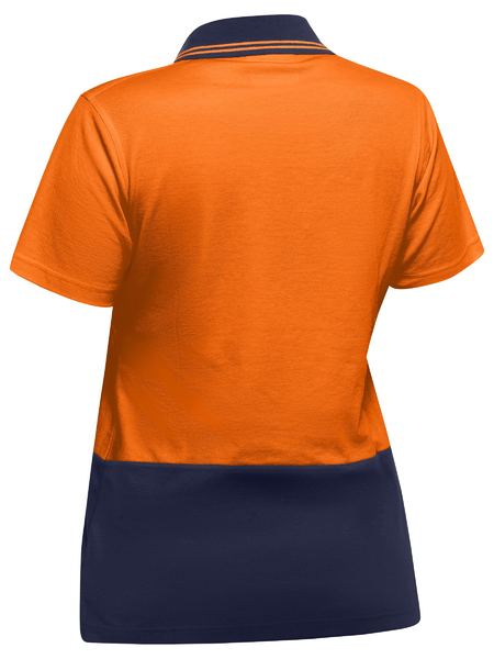 Bisley Women's Hi Vis V-Neck Polo BKL1234