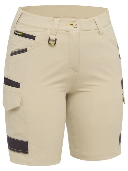 Bisley Women's Flx & Move™ 4-Way Stretch Zip Cargo Short BSHL1332