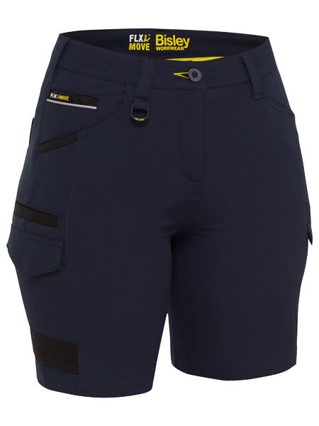Bisley Women's Flx & Move™ 4-Way Stretch Zip Cargo Short BSHL1332