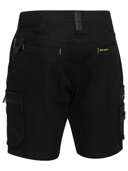 Bisley Flx and Move™ Stretch Denim Zip Cargo Shorts BSHC1335