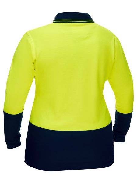 Bisley Women's Hi Vis V-Neck Polo BKL6234