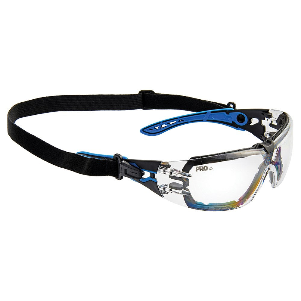 Pro Choice 12x Proteus 5 Safety Glasses Clear Lens Spec And Gasket Combo - 6600