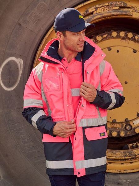 Bisley Taped 5 In 1 Rain Jacket BK6975