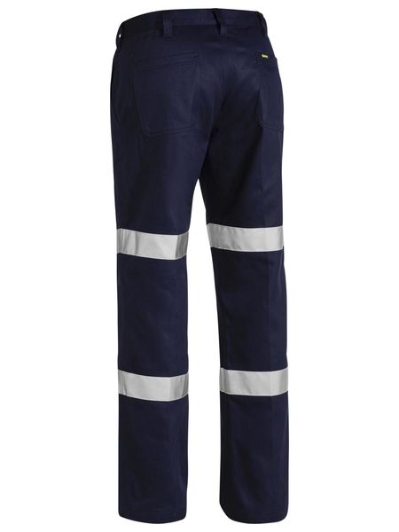 Bisley Taped Biomotion Cotton Drill Work Pants BP6003T
